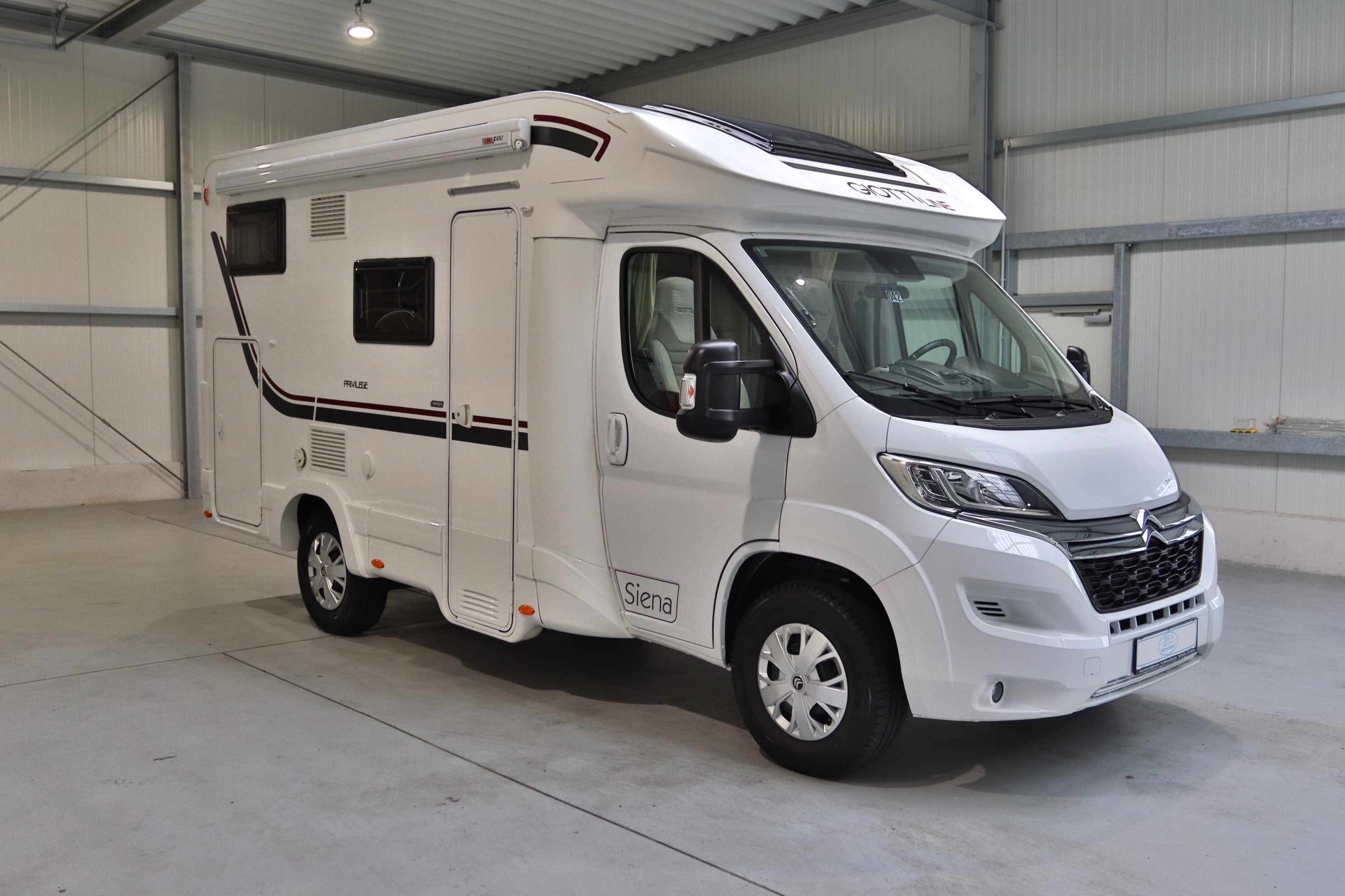 GIOTTILINE Sienna 322 Privilege/Festbett+Hubbett/Garage/Klima/Markise